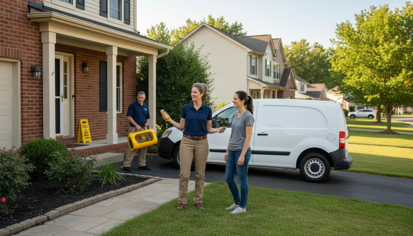 Water restoration image for Mold Remediation in Trenton, OH